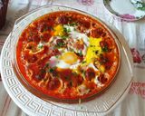 Une image de l'étape 4 de Tajine kefta aux œufs.