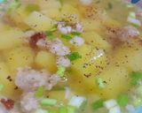 Hình bước làm 3 của món Canh khoai tây nấu thịt xay