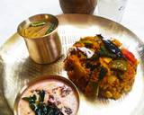 Vegetables Matta Rice with Thakkali Pachadi and Sambhar recipe step 6 photo