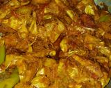 A picture of step 4 of Kathal ki sabzi.