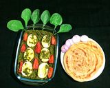 A picture of step 9 of Egg Palak.