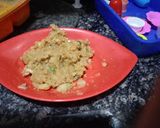 A picture of step 1 of Leftover Potato Batata vada.
