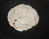A picture of step 2 of Akki Roti.