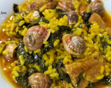 Foto del paso 6 de la receta: Arroz con costillas, acelgas y caracoles