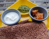A picture of step 4 of Instant Ragi dosa.