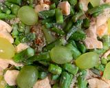Foto del paso 3 de la receta: Quinoa con pollo, lombarda y otras verduras