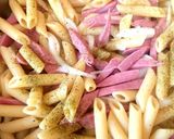Foto del paso 4 de la receta: Pasta pluma con pollo y salsa😋