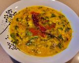 A picture of step 4 of Methi Dal.