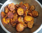 * வாழைக்காய் காரக் கறி*(valaikkai kara curry recipe in tamil) ரெசிபி ஸ்டேப் 5 புகைப்படம்