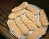 A picture of step 2 of Air-Fried Lemon Chicken Strips.