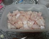 Foto del paso 2 de la receta: Pollo a la crema con fideos