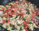 A picture of step 2 of Afgani Omlette.