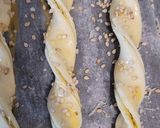 Une image de l'étape 3 de Grissini au pesto et parmesan.