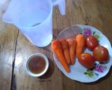 Foto langkah ke 1 dari resep Jus Wortel Tomat untuk mata minus.