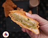 A picture of step 5 of Bread Pakoda.