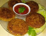 A picture of step 9 of Chicken Shami Kabab.
