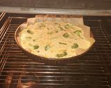 A picture of step 9 of Quick comforting carb free Quiche.