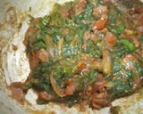 A picture of step 10 of Special Sindhi 'Saai Bhaji' / 'Veg Spinach with dal'.
