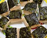 Foto langkah ke 2 dari resep Tumis Tahu Sutra Nori & Jamur Shimeji Coklat.