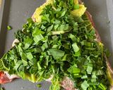 Göngyölt dagadó - medvehagymás bulgúrral recept fázis 3 fotója