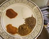 A picture of step 3 of آلو بینگن.