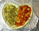 造型雙色義式薄脆披薩pizza 心型披薩的食譜步驟2照片