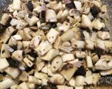 A picture of step 1 of Salmon fillet and portobello pie.