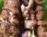 A picture of step 5 of Nigeria street Suya #nigeriastreetfood.