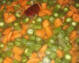 கேரட் பீன்ஸ் பொரியல்(carrot beans poriyal recipe in tamil) ரெசிபி ஸ்டேப் 3 புகைப்படம்