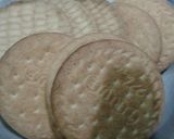 A picture of step 1 of No bake pumpkin cake.