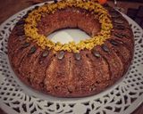 Foto del passaggio 10 della ricetta Ciambella di pane al cioccolato, mandarini e cannella 🌷