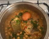 Foto del paso 9 de la receta: Garbanzos con bacalao y espinacas