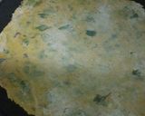 A picture of step 2 of Methi thepla.