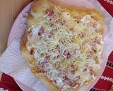 Tejfölös fokhagymás sonkás sajtos lángos 🤗 recept fázis 4 fotója