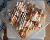 Gambar langkah 5 resipi Loaded Potato Bowl Ala KFC.