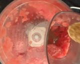 A picture of step 3 of Watermelon and vodka granita.