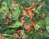A picture of step 5 of Green lentil curry for babies & adults.