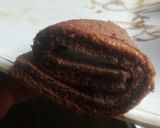 A picture of step 8 of Chocolate Swiss Roll.