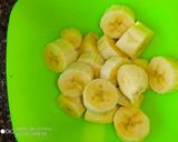 A picture of step 1 of Banana French toast roll ups with peanut sauce. #breakfastideas.