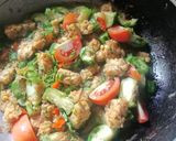 Foto langkah ke 3 dari resep Tumis Oyong + Tempe.