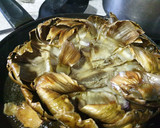Foto del paso 4 de la receta: Flor de alcachofa con centro cremoso