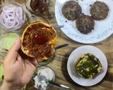 A picture of step 11 of Veg Burger.
