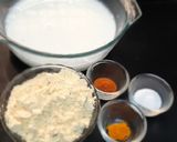 A picture of step 1 of Microwave Khandvi.