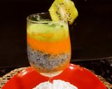 A picture of step 7 of Orange Kiwi Smoothie.