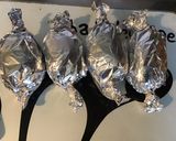 Une image de l'étape 2 de Pommes de terre blue belle au four crème ciboulette citron.