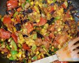 A picture of step 13 of My Large taco wraps chicken, chilli, +Veg.