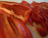 A picture of step 1 of Spaghetti with chicken.