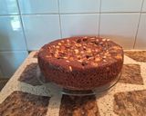 Foto del paso 7 de la receta: Torta de cocoa y yogur con canela, frutos secos