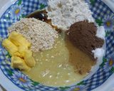 Foto langkah ke 1 dari resep Chewy oat cookies eggless🍪.
