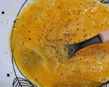 Foto del paso 1 de la receta: Tortilla abierta de jamón york, membrillo y queso